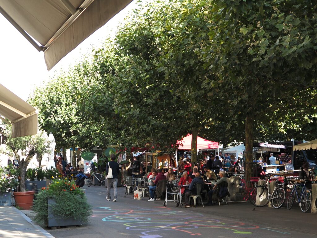 La place du marché à Carouge